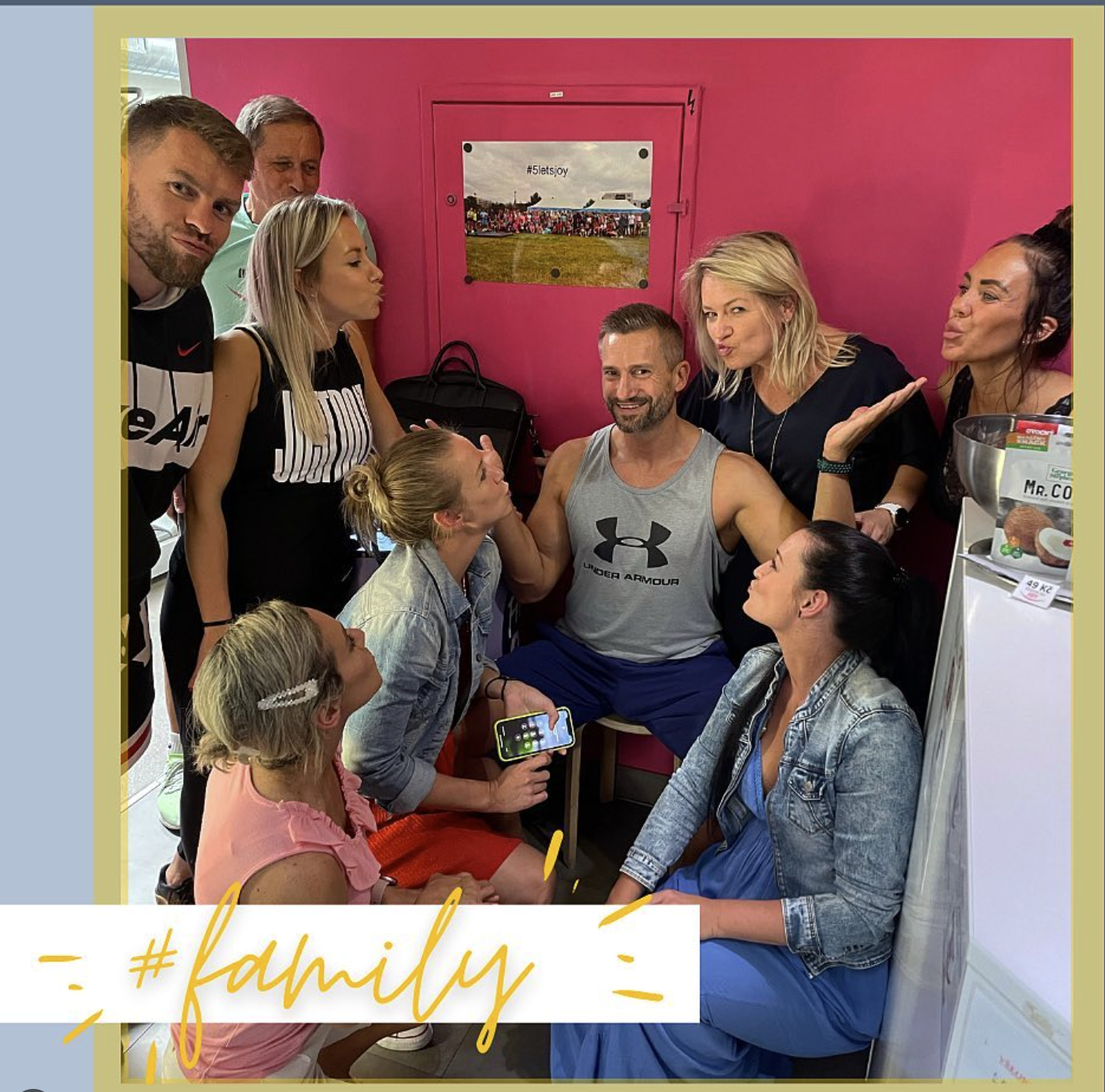 Rodinná atmosféra v týmu